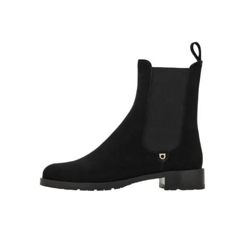 FERRAGAMO Короткий Челси Женские Черный