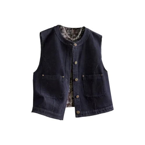 TOUCH Темно-синий Женский жилет