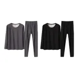 2 комплекта одежды (темно-серый + черный)