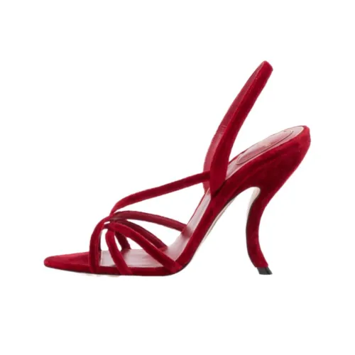 Valentino One Ремень Сандалии Женские Красные