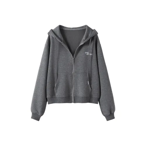 TOUCH Темно-серый Женский Короткий Пальто