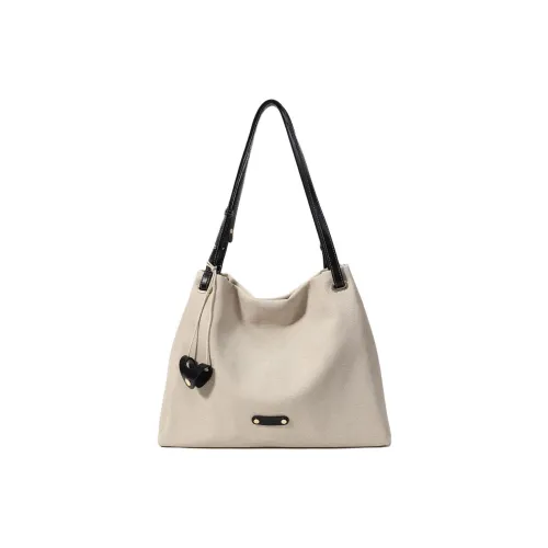 KONADCT Canvas Bag Standard Women's Ecru KONADCT Холст Сумка Стандартная Женская Экрю