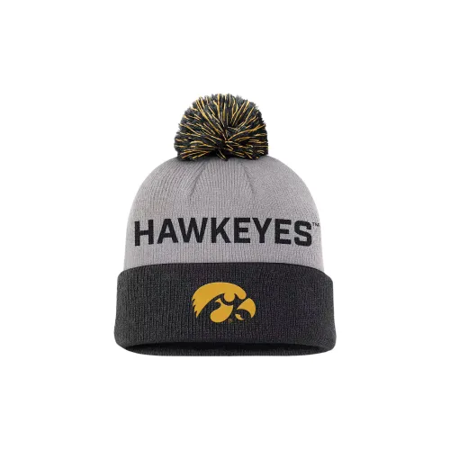 nike Акриловые шапки-бини Мужской Серый Черный