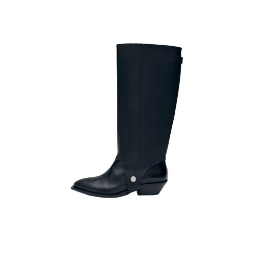 ALOHAS Maverick Женские высокие сапоги на колено черные