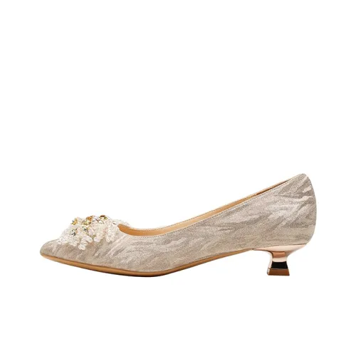 Dunnu Грубый каблук Высокие каблуки Женские