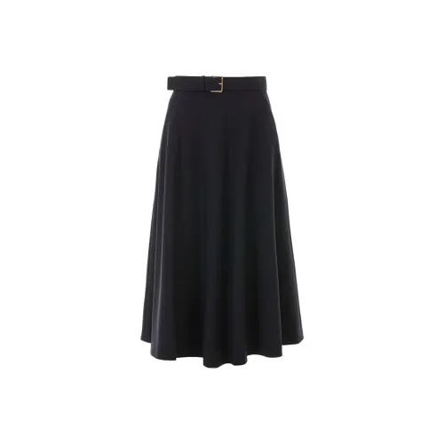 LANCY Сумерки Темно-синий Женские Вязаные Длинные Юбки