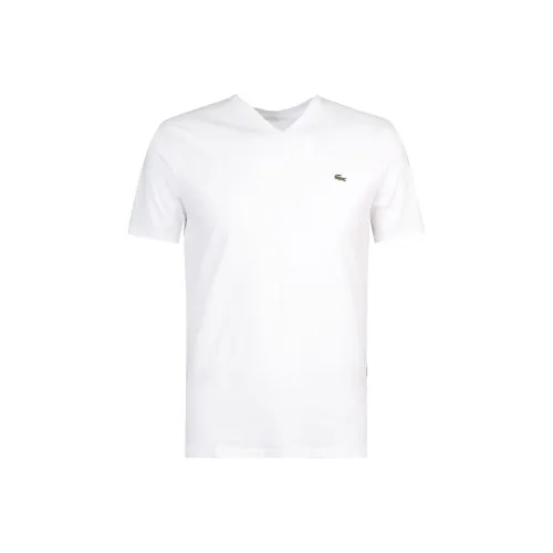 LACOSTE V-образный вырез короткая рукавная футболка мужская