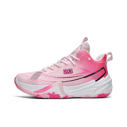 WAVECREST Амортизация Покрытие Отскок Устойчивость к истиранию Противоскользящие Высокие Баскетбольные кроссовки Унисекс