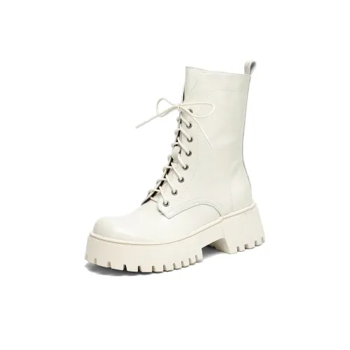 CHEYI Ботильоны 5 см Женские Однотонный Мартин Ботинки