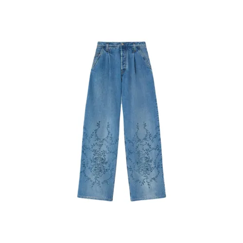 ERMANNO SCERVINO Blue Women's Jeans ERMANNO SCERVINO Синий Женские Джинсы
