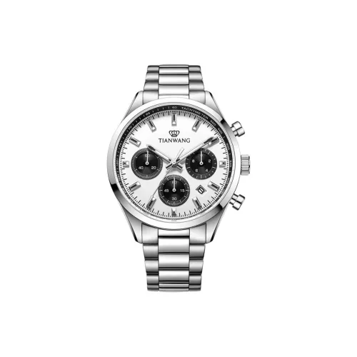 TIANWANG City Collection Кварцевый механизм нержавеющая сталь ремешок мужские часы белый циферблат