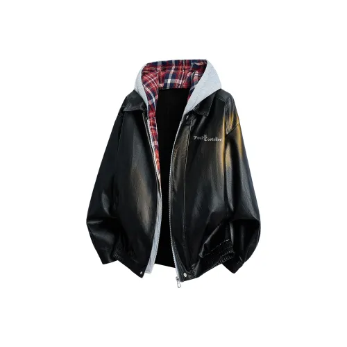 PAUL COSTELLOE Кожа Куртка Унисекс