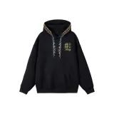 Тяжелый полиэстер-хлопок, черный