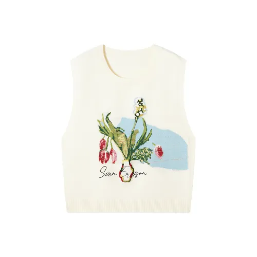 DIALOGUE Tulip Jacquard Women's Tank Tops