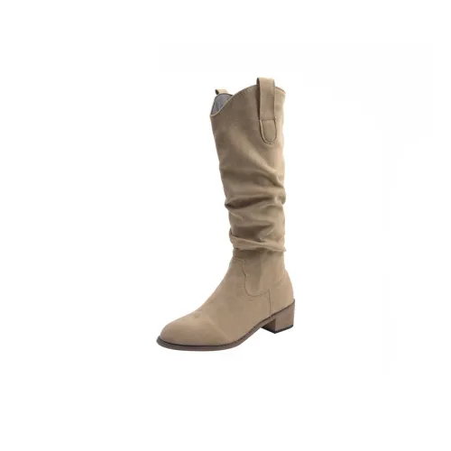 OAON Колено Высокие сапоги Хаки Женские