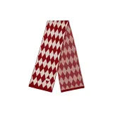 Красный узор в форме ромба