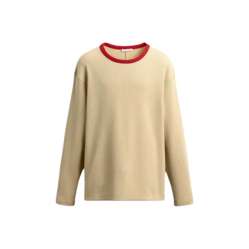 ZARA Коричневые Мужские T-рубашки