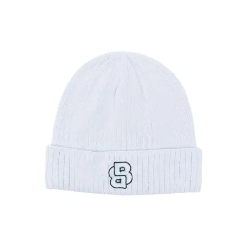 BOSS 100% хлопок Шапки-бини Детский Светло-синий