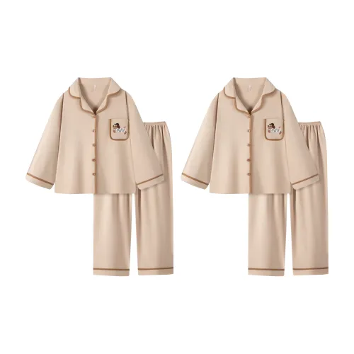 WANANNI Абрикос Унисекс Пижамные комплекты