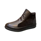 Кожа с нубуком [Термический флисовая подкладка]