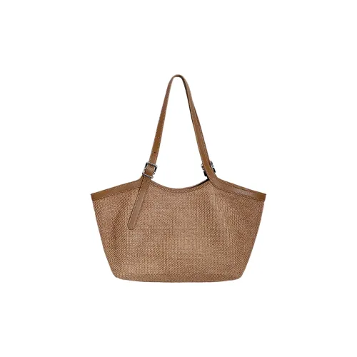 JPJ PE Сумка на плечо Большая Женская Молочно-чайный Коричневый Ванильное Орео