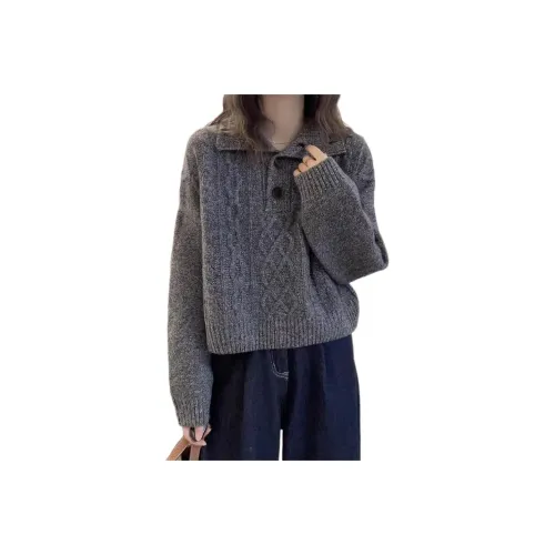 LADYXIEXIE Дымчато-серый с брендом наклейка включена женский трикотаж