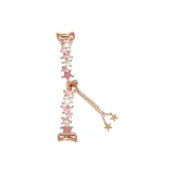 Розовый Белый Звезда-Эластичный Цепь Ремешок