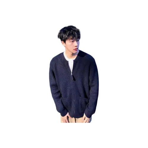 CARE NOTE Темно-синий синий унисекс трикотаж