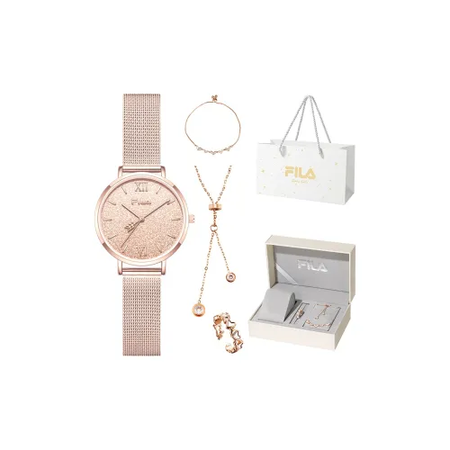 FILA Кварцевый механизм Женские часы 34мм*34мм*8мм Золото