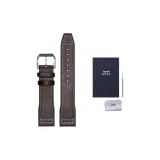 Коричневый, полотняное переплетение, серебряная шпилька [Пилот]