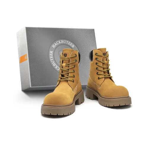 HACKBUTEER Ankle Длина (размер в длину) Мартин Boot Men's Box Включено