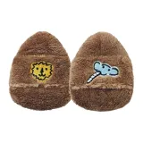 Цвет 01 - Длинный бархат, розовый, лев, слон