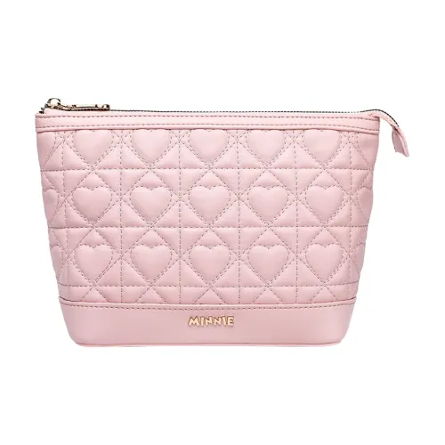 Disney Minnie Artificial Leather Travel Storage Bag Women's Pink