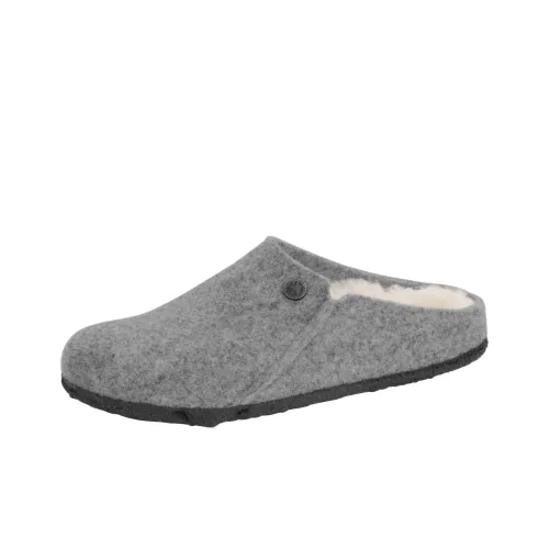 Биркенсток Zermatt Shearling Резиновая подошва Устойчивая к истиранию Домашние тапочки Унисекс Стандартный Свободный крой