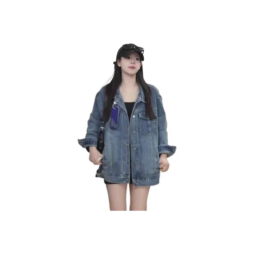 HAPG [Темно-синий High quality Позиционирование стиля] Премиум Ткань Женские Куртки