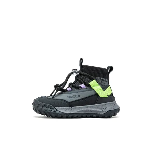 teenmix Антислип Резистентный к Износу Детская Хлопковая Обувь Обсидиановый Черный