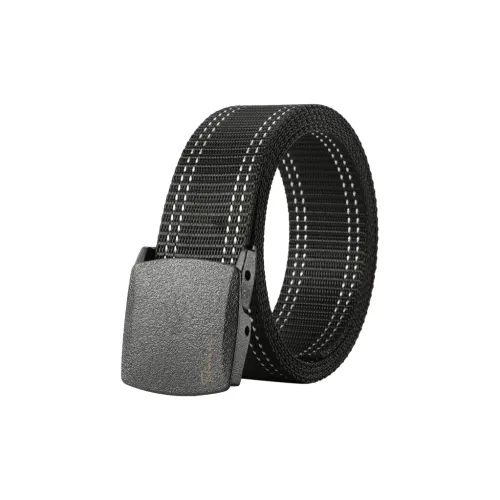 15 MINS Полиэстер Ремень Унисекс Черный Ширина 3,7 см