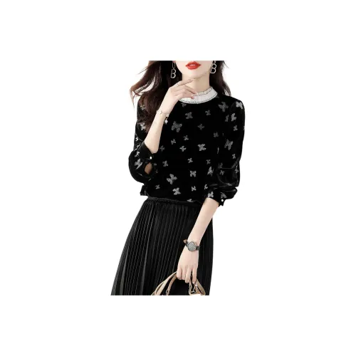 LADYXIEXIE Черные Женские T-рубашки