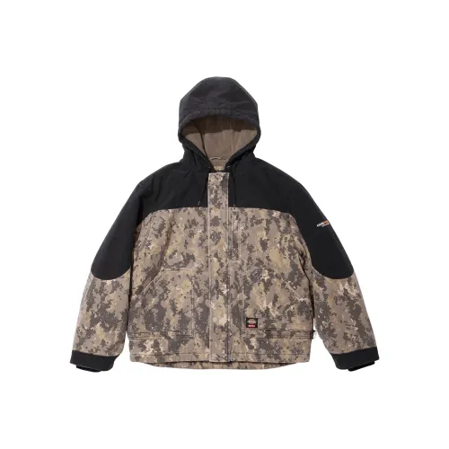 Supreme x Dickies FW25 WEEK4 Cordura® С капюшоном Work Куртка Куртки Пальто Унисекс
