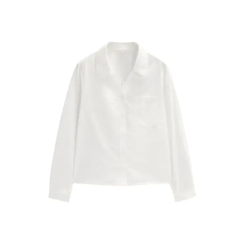 Love to serve Белые Женские Рубашки