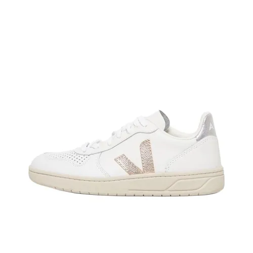 VEJA V 10 Low Топ Стильные Скейтбординги Женские Белые