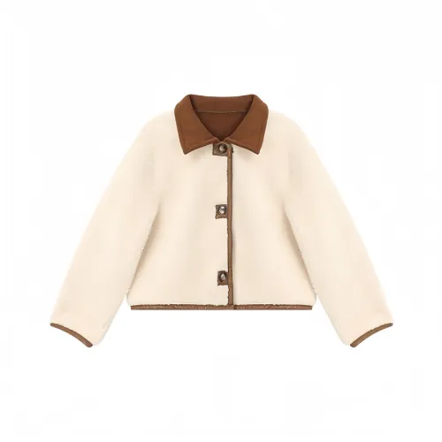 Aimilian Кофе Женские Бархатные Куртки