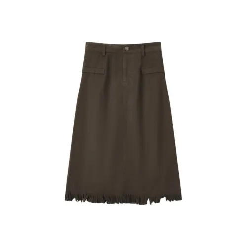 EICHITOO Повседневная длинная юбка для женщин