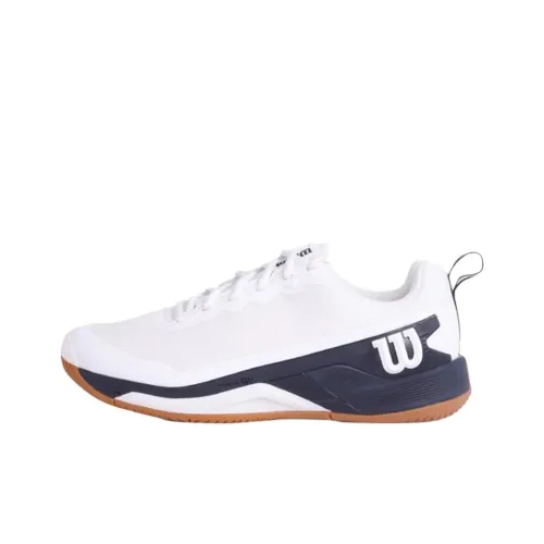 Wilson RUSH PRO 4,5 Slip-Resistant и Abrasion-Resistant Покрытие Поддержка Низкий Топ Теннисные Кроссовки Мужские Белый Синий