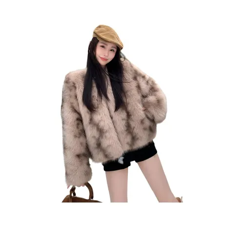 HTHK Бежевый Женские Меховые изделия