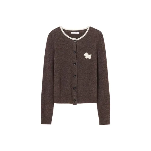 LANCY Темно-коричневый Женский Трикотаж