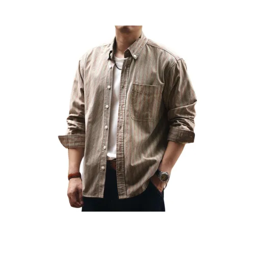 GELANLU Кофейный Унисекс Рубашки