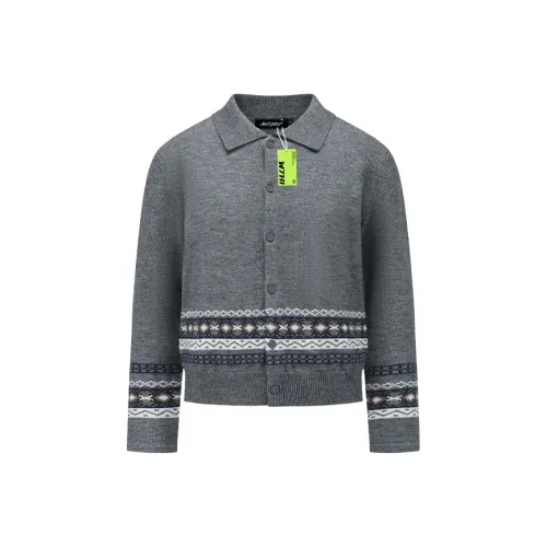 W7H1 Серый Унисекс Трикотаж