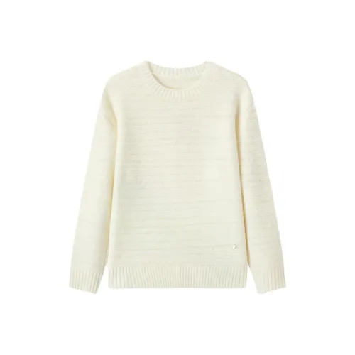 EICHITOO Экрю Женские Свитера