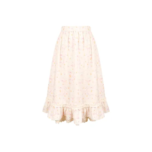 Umoumo Повседневная длинная юбка женская